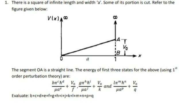 Solved 1 There Is A Square Of Infinite Length And Width Chegg Com