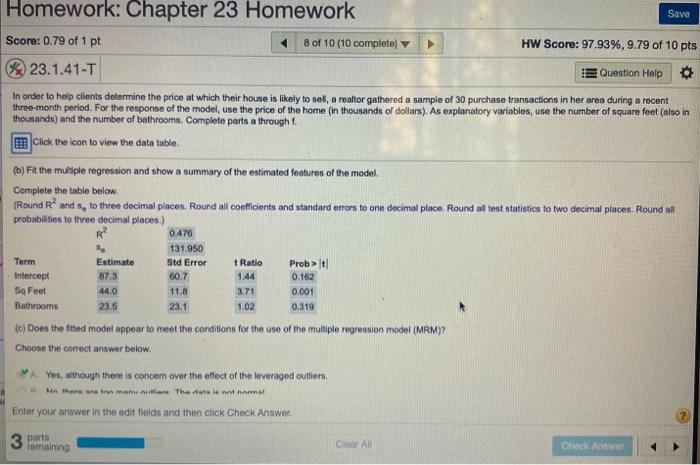 Tk: Chapter 23 Homework + 8 of 10 (10 complete) HW | Chegg.com