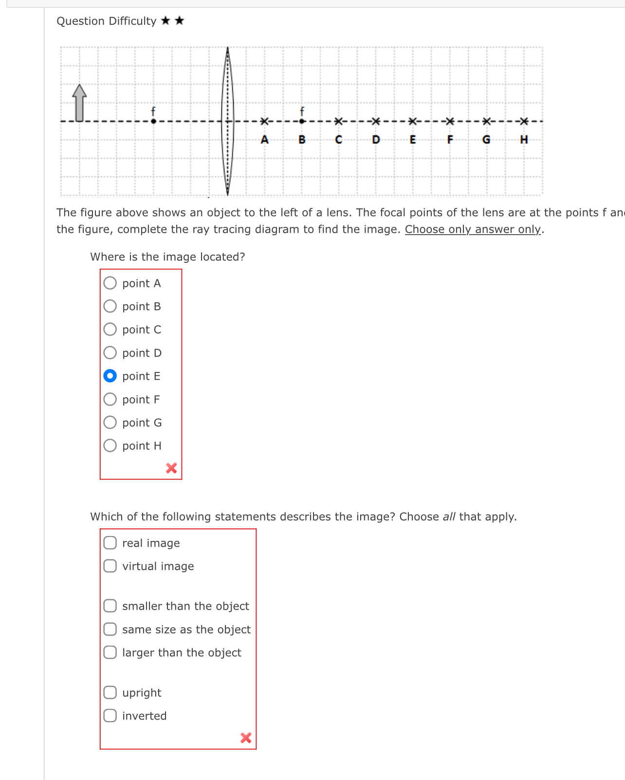 Solved The figure above shows an object to the left of a | Chegg.com