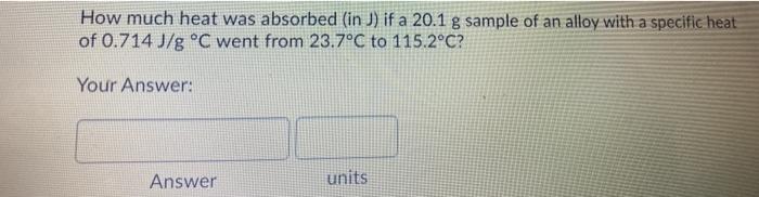 Solved What is the change in energy (in J) for a system that | Chegg.com
