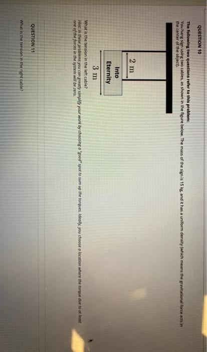 Solved QUESTION 10 The following two questions refer to this | Chegg.com
