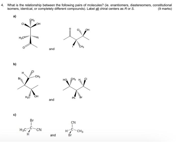 Solved What is the relationship between the following pairs | Chegg.com