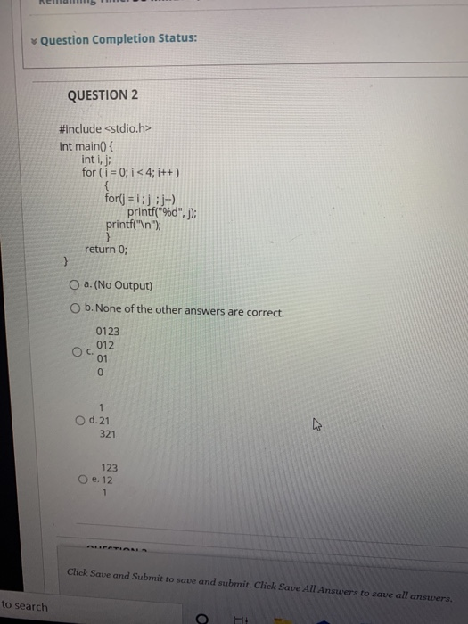 Solved Question Completion Status: QUESTION 2 #include int | Chegg.com