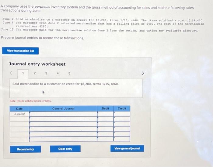 Solved A Company Uses The Perpetual Inventory System And The | Chegg.com