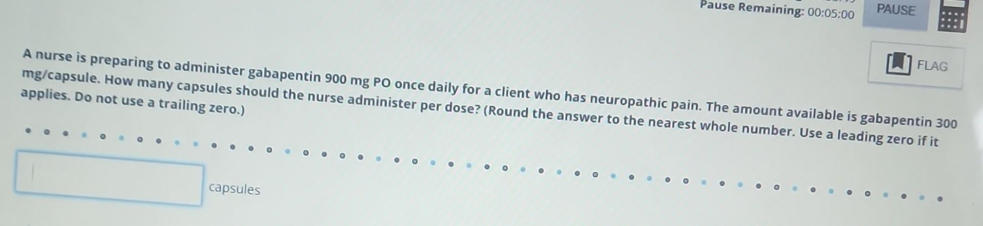 gabapentin 900 mg day