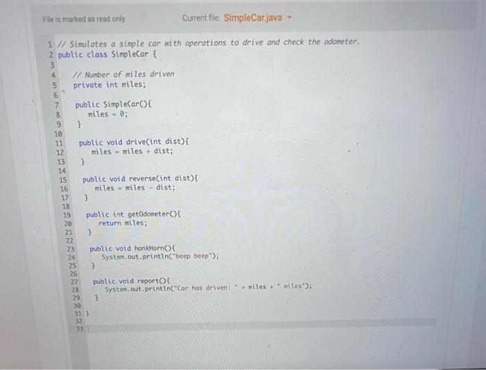 Solved Given two integers that represent the miles to drive | Chegg.com