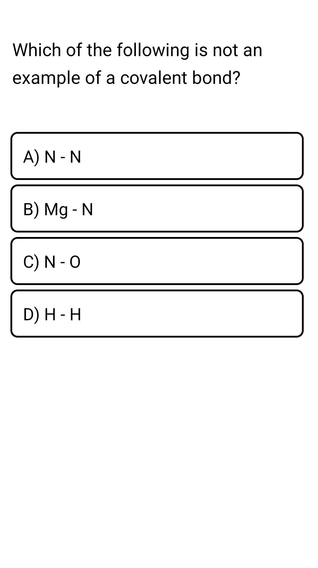 Solved Which of the following is not an example of a