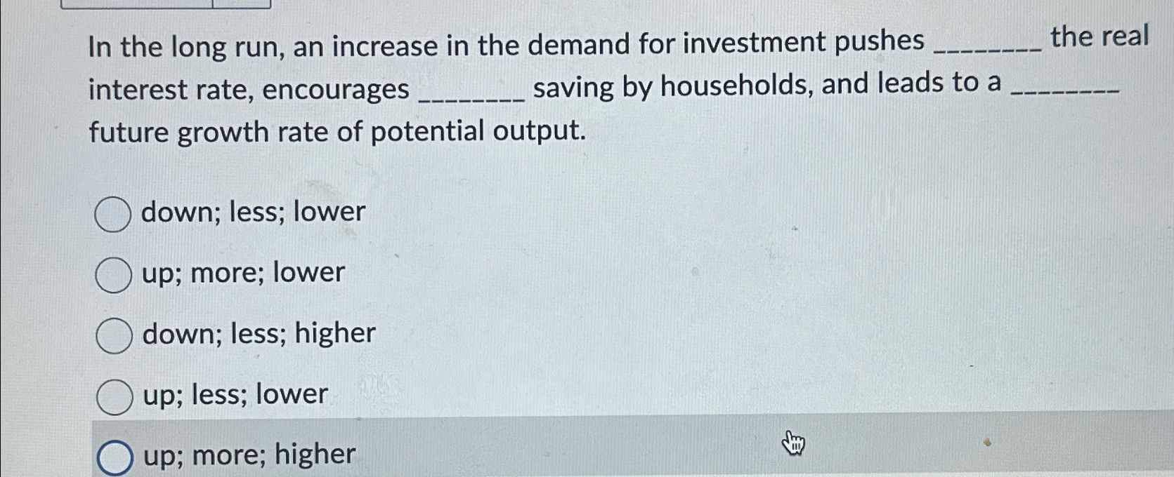 Solved In the long run, an increase in the demand for | Chegg.com