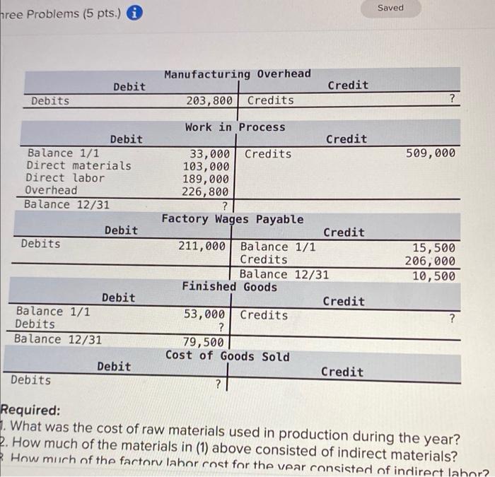 Solved PIUMIEM () ACCOUNT Alaid UI cost row> [LUS4,