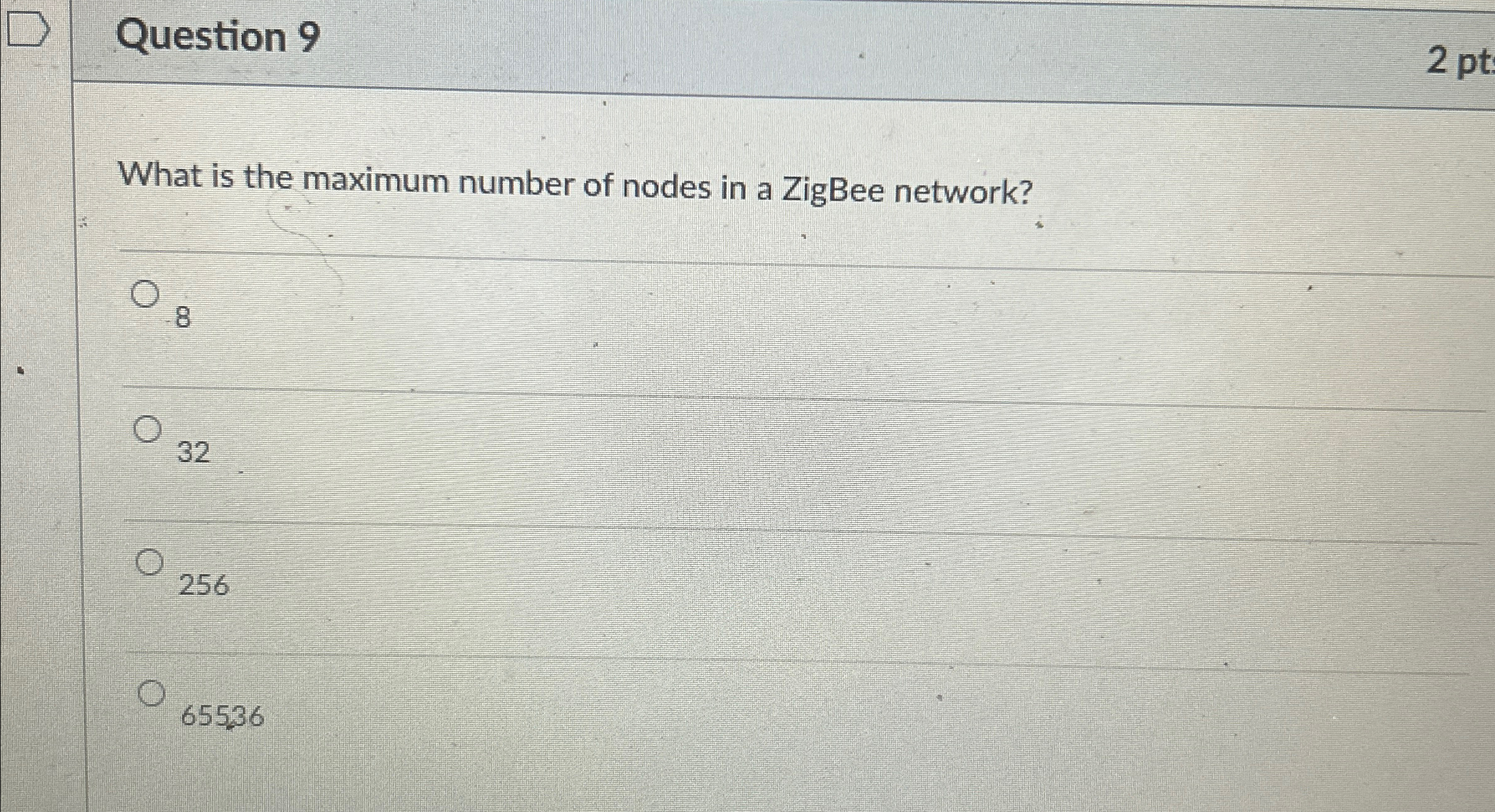 Solved Question 9What is the maximum number of nodes in a | Chegg.com