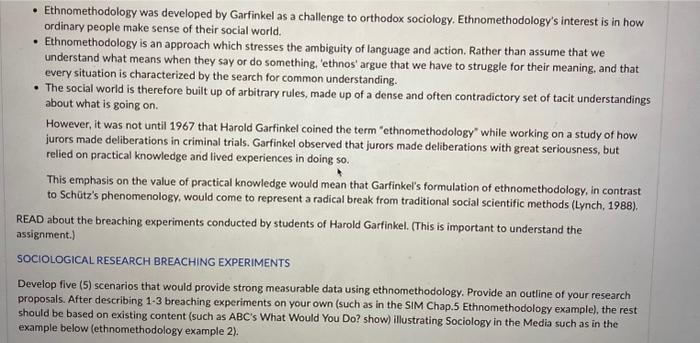 Unmasking the Everyday – A Journey into Garfinkel’s Ethnomethodology