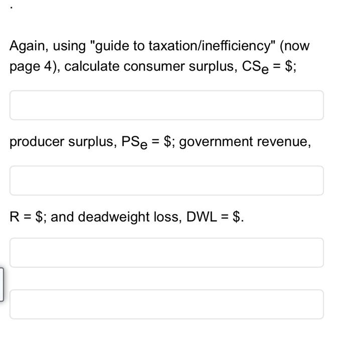 Solved Let's calculate consumer and producer surpluses in a | Chegg.com