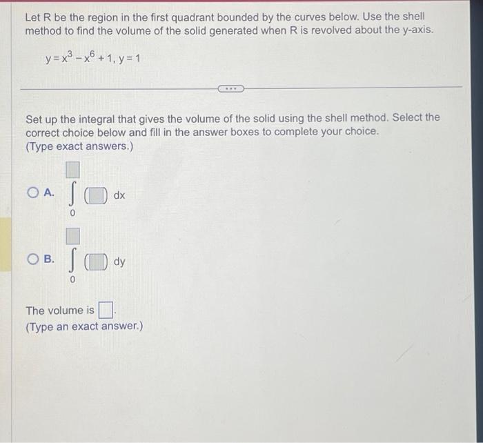 Solved Let R be the region in the first quadrant bounded by | Chegg.com