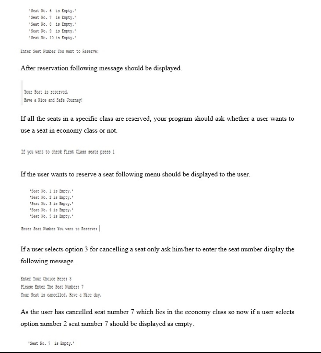 Solved Question Write A C Program That Contains A Class Chegg Com