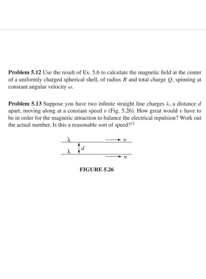 Solved Problem 5.12 Use the result of Ex. 5.6 to calculate | Chegg.com