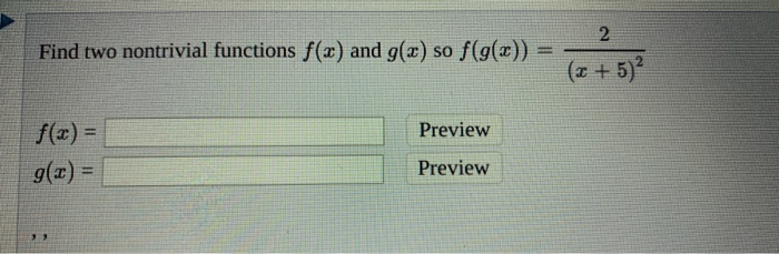 Solved Function Composition Given the function f(x) = 4x - 5 | Chegg.com