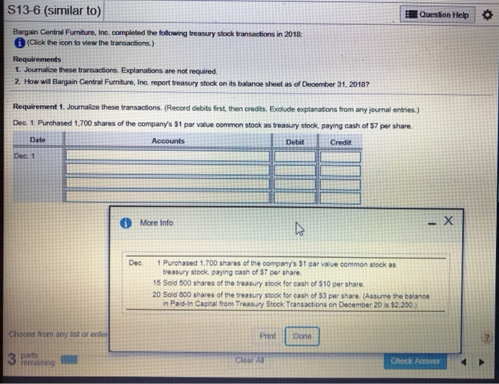 Solved S136 (similar to Question Help Bargain Central
