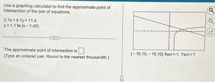 Point of online intersection calculator