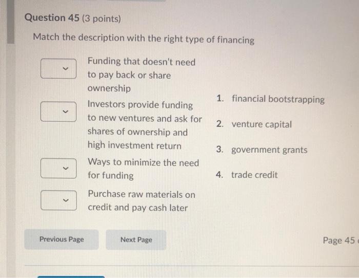 Solved Question 41 (2 Points) A Typical Business Plan Should | Chegg.com