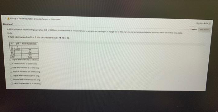 Solved Lipte aid biaen ow th thea iors.A 32 bit computer | Chegg.com