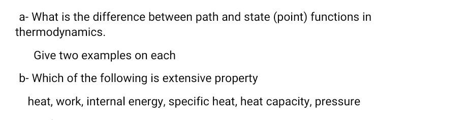 Solved a- What is the difference between path and state | Chegg.com