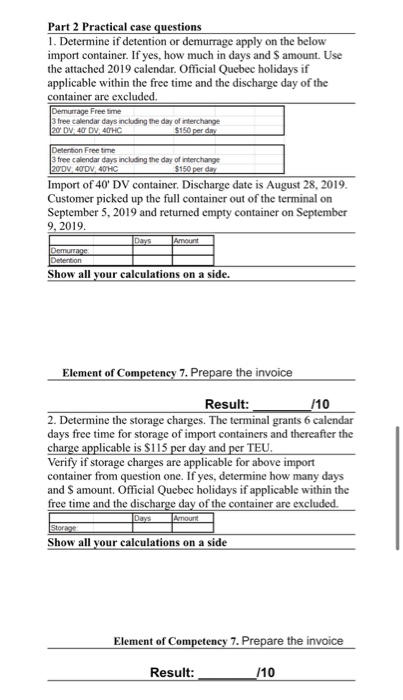 Solved Part 2 Practical Case Questions 1 Determine If De Chegg Com
