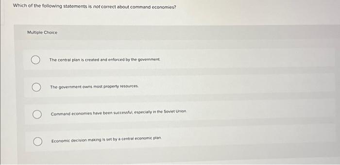 Solved Which of the following statements is not correct | Chegg.com