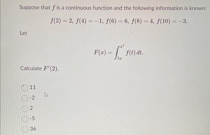 Solved Let F X {2x4 5sin X −π≤x