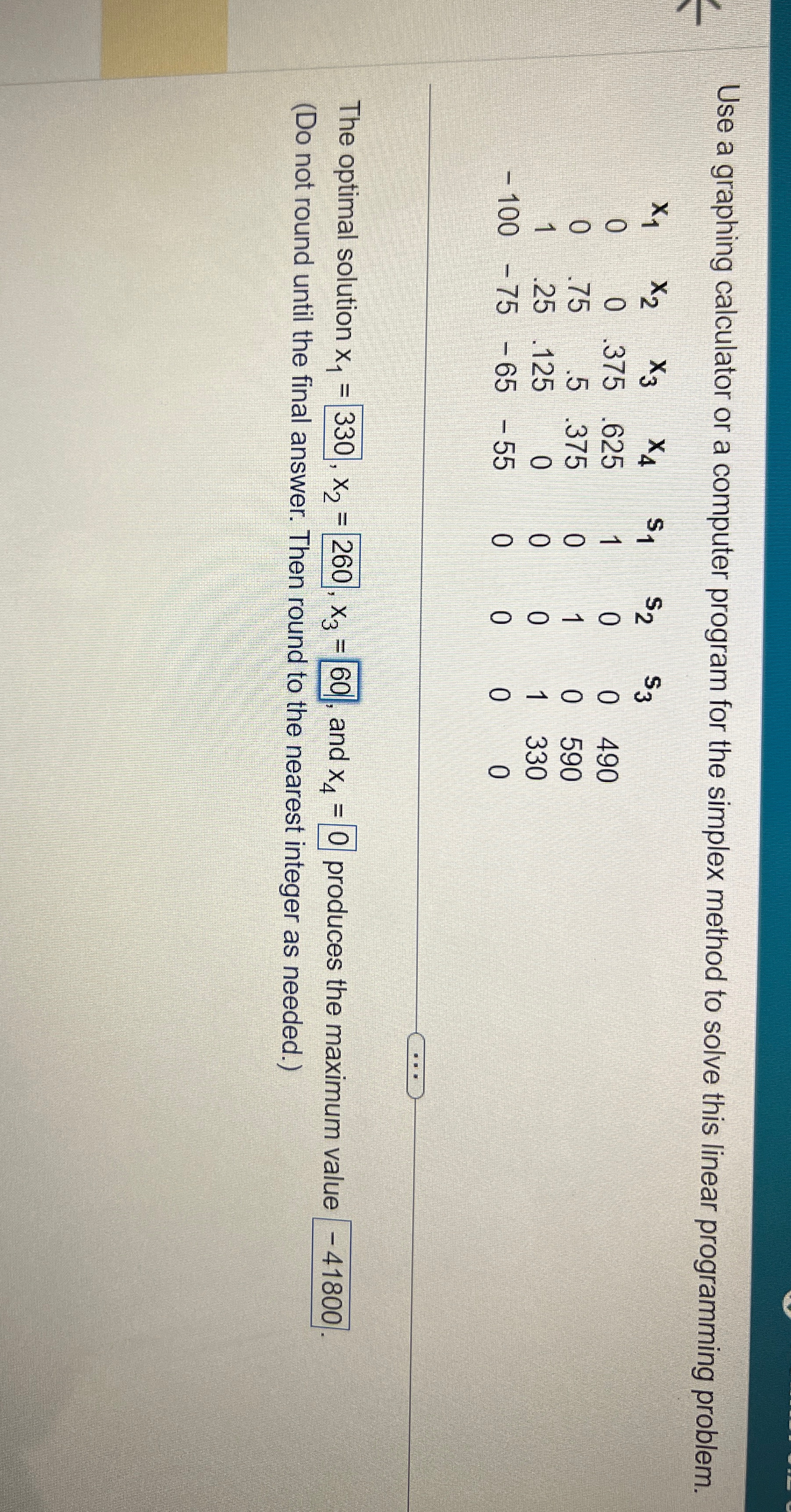 Solved Use a graphing calculator or a computer program for | Chegg.com