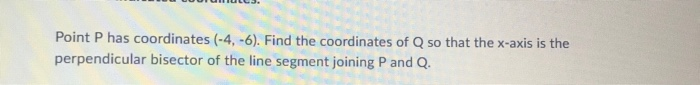 Solved Point P has coordinates (-4,-6). Find the coordinates | Chegg.com