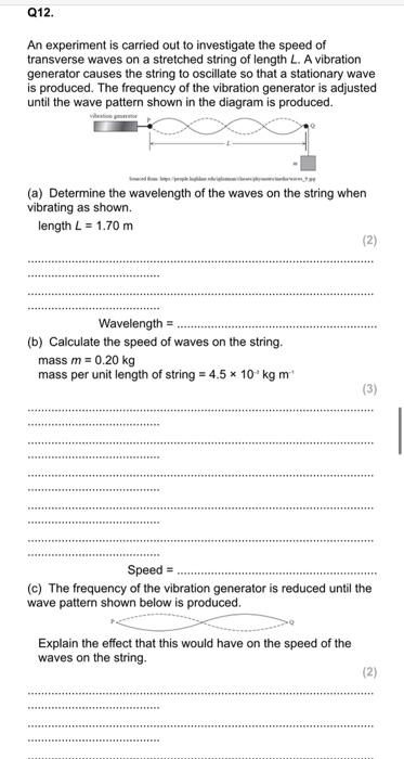 Solved Q2. In an experiment, laser light is shone through a | Chegg.com