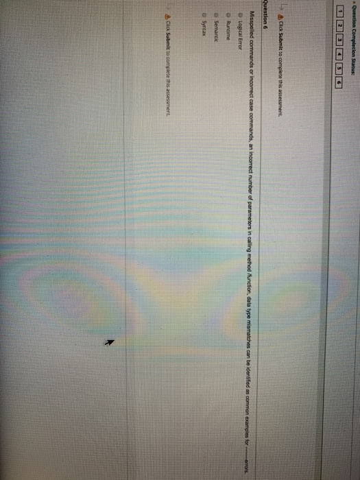 Solved Question Completion Status 1 Click Submit to complete | Chegg.com