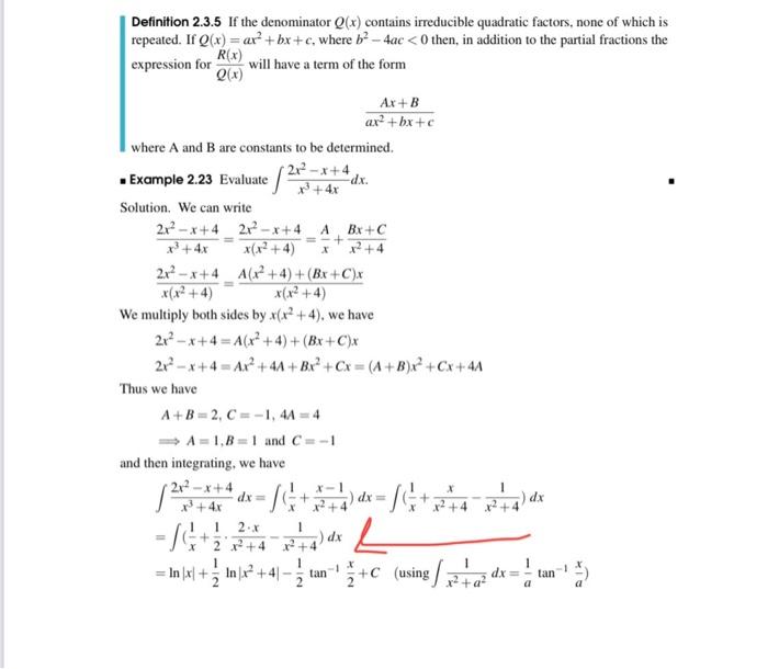 Solved plase Expline the step befor last one that I marked | Chegg.com