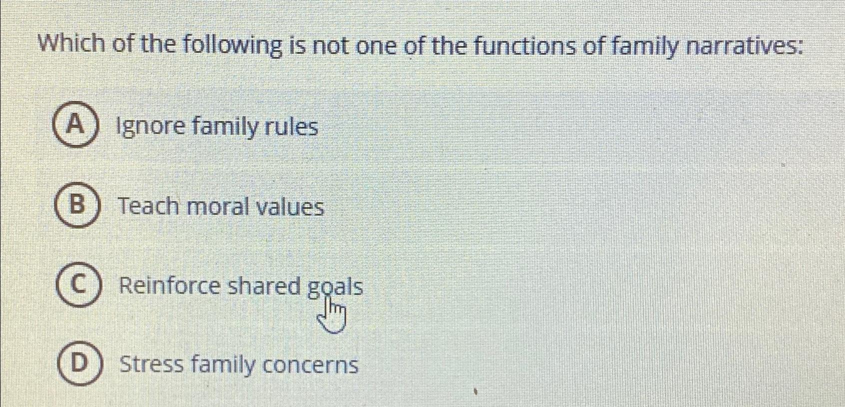 solved-which-of-the-following-is-not-one-of-the-functions-of-chegg