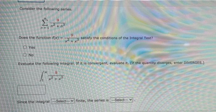 Solved Consider the following series. Σ nim n-1 Does the | Chegg.com