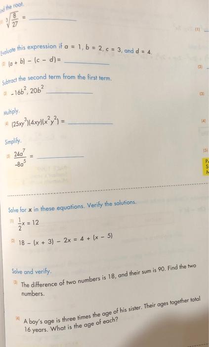 Solved Solve these word problems. What is the radius of a | Chegg.com