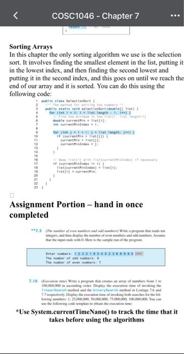 Solved give me full line to line code with execution to | Chegg.com