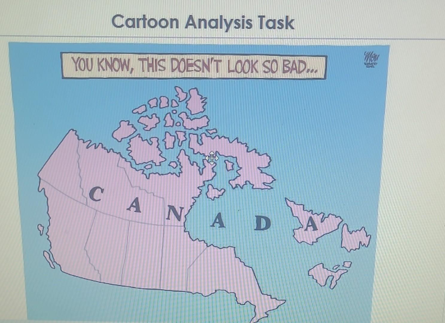 Cartoon Analysis Task 2) What do you think the | Chegg.com