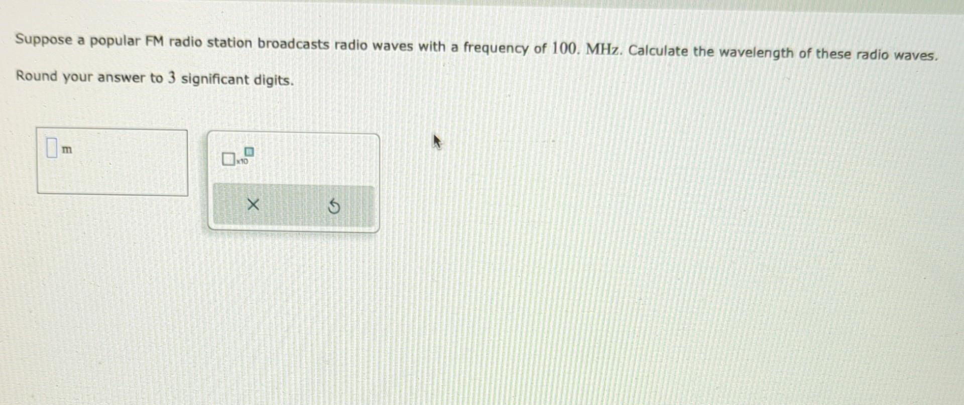 Solved Suppose A Popular FM Radio Station Broadcasts Radio | Chegg.com