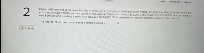 solved-chemco-enterprises-is-the-manufacturer-of-ultra-dry-chegg