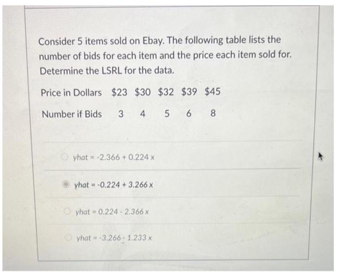 Solved Using The Data In Question 4, Determine The | Chegg.com