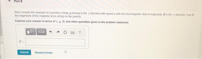 Solved ± Force on Moving Charges in a Magnetic Field | Chegg.com