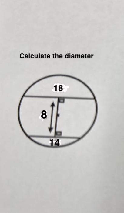 Solved Calculate The Diameter | Chegg.com