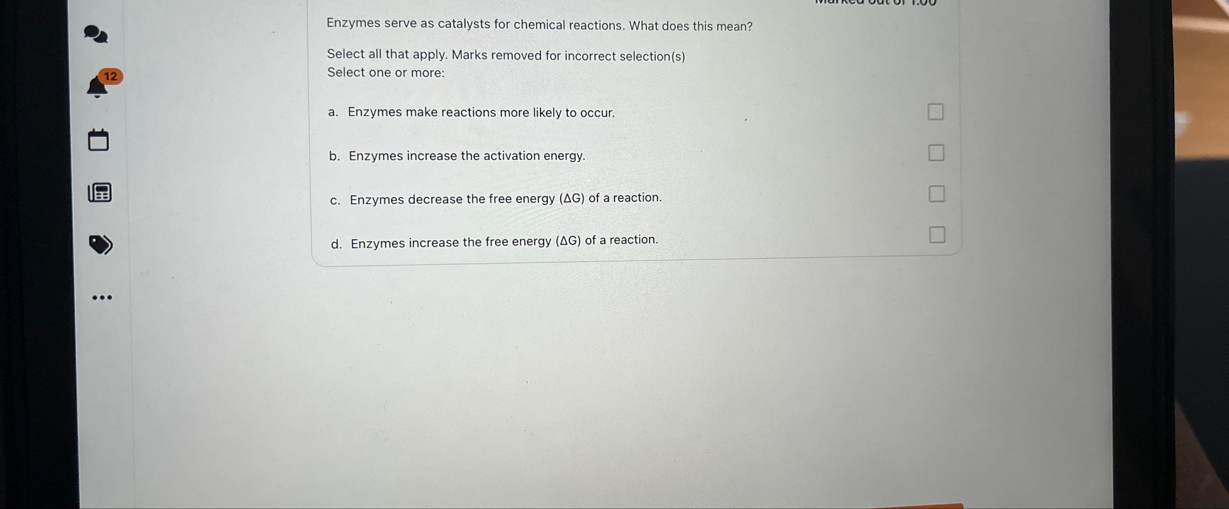 Solved Enzymes serve as catalysts for chemical reactions. | Chegg.com