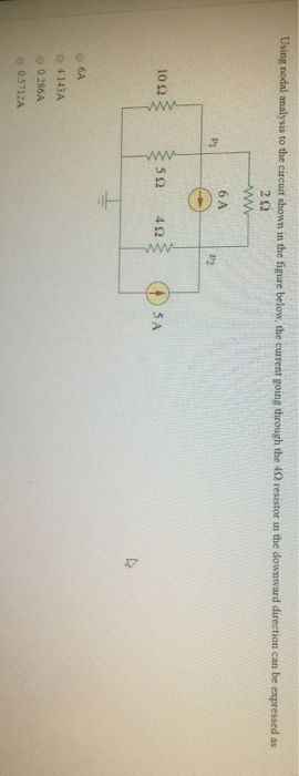 Solved QUESTION 1 Using mesh analysis to the circuit in the | Chegg.com