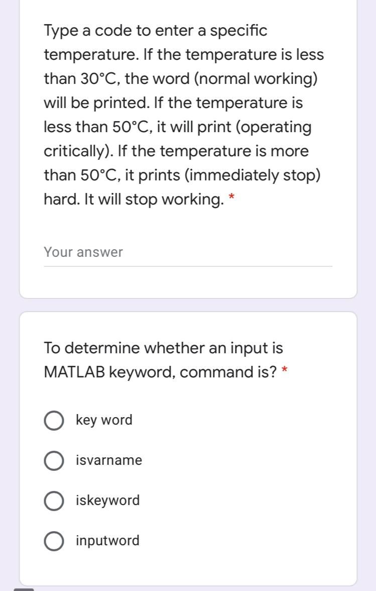 Temperature Is Code Solved Type a code to enter a specific temperature. If the | Chegg.com