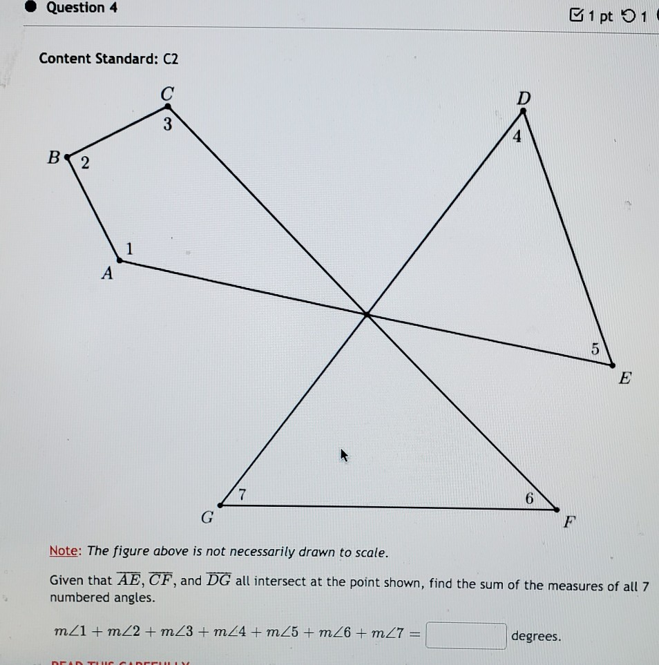 Solved Question 4 1 Pt 1 Content Standard C2 3 4 B 2 1 A Chegg Com