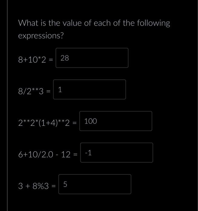 what is the value of 10-(2 1) 8