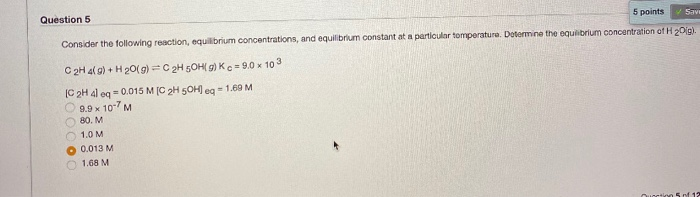 Solved Question 5 5 points Sav Consider the following Chegg