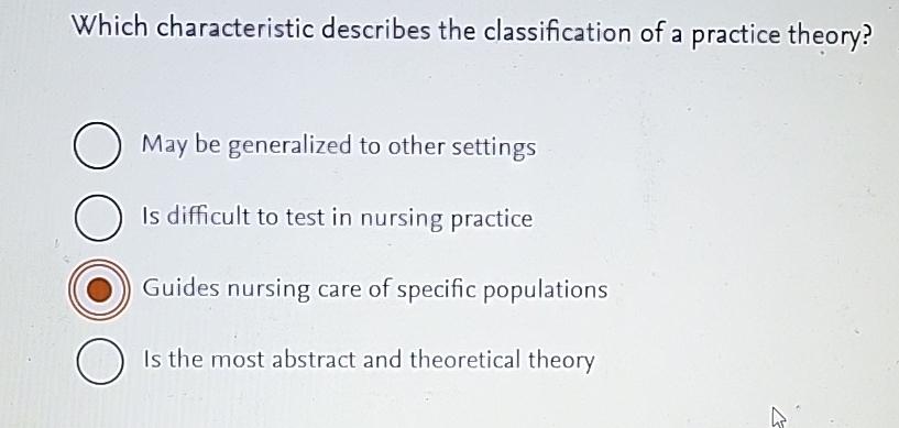 Which Characteristic Describes the Classification of a Practice Theory-Information Systems Overview